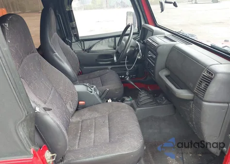 2001 Jeep Wrangler Sport из США, поврежденный, VIN 1J4FA49S81P313805